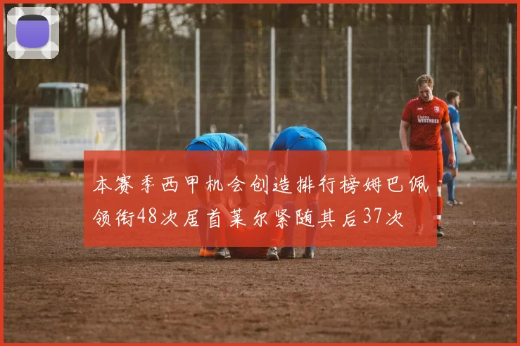 本赛季西甲机会创造排行榜姆巴佩领衔48次居首莱尔紧随其后37次